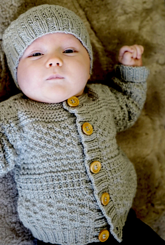 Austin Cardi and Hat Knitting Pattern