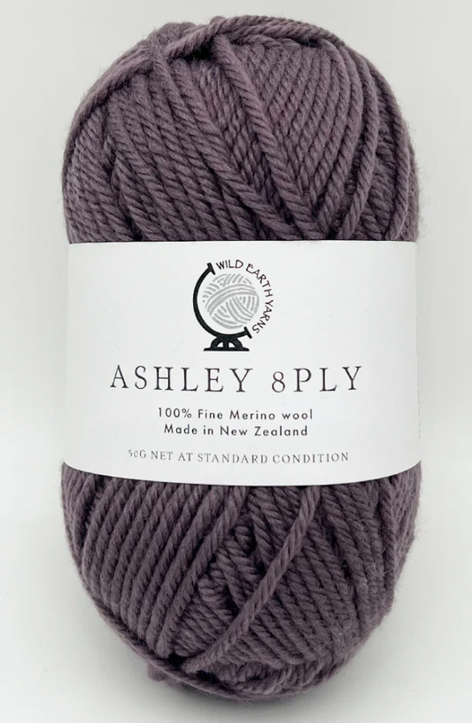 Ashley 8ply Merino Wool - Lupin