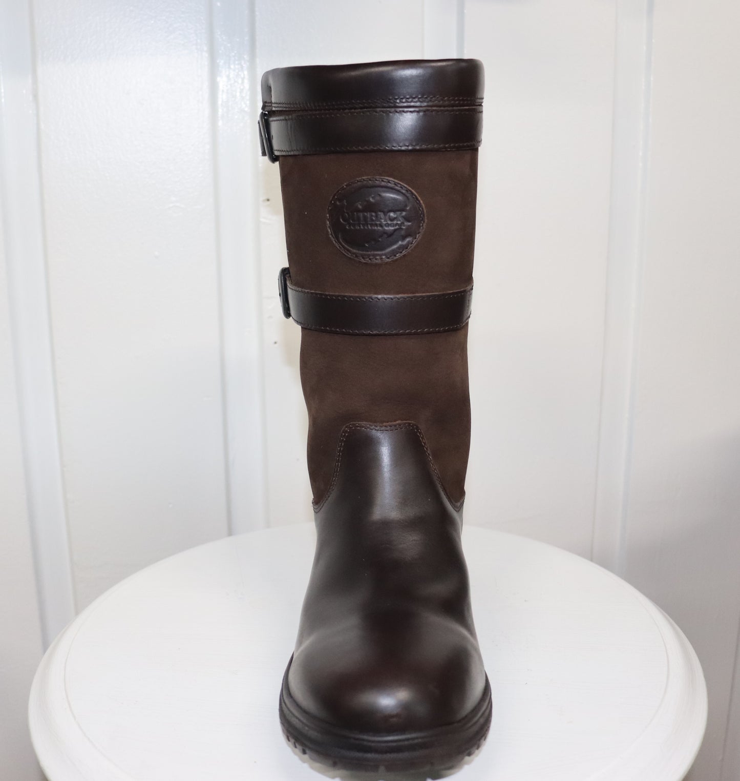 Town and Country Waterproof Leather Boot - Mid Calf