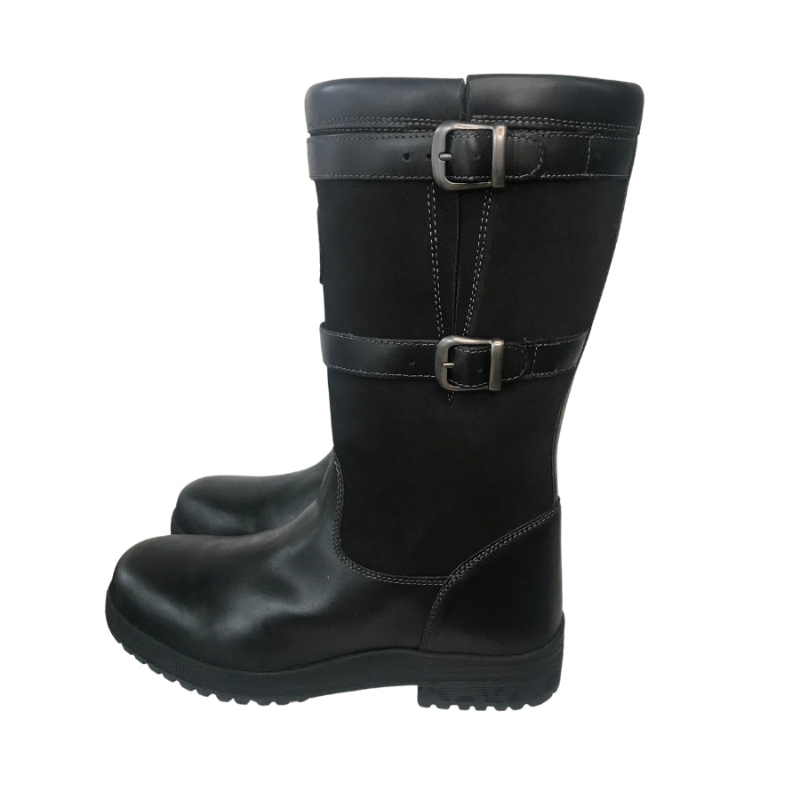 Town and Country Waterproof Leather Boot - Mid Calf