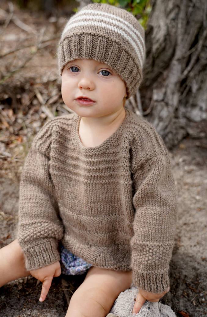 Kennedy Sweater and Hat Pattern - The Golden Apple NZ