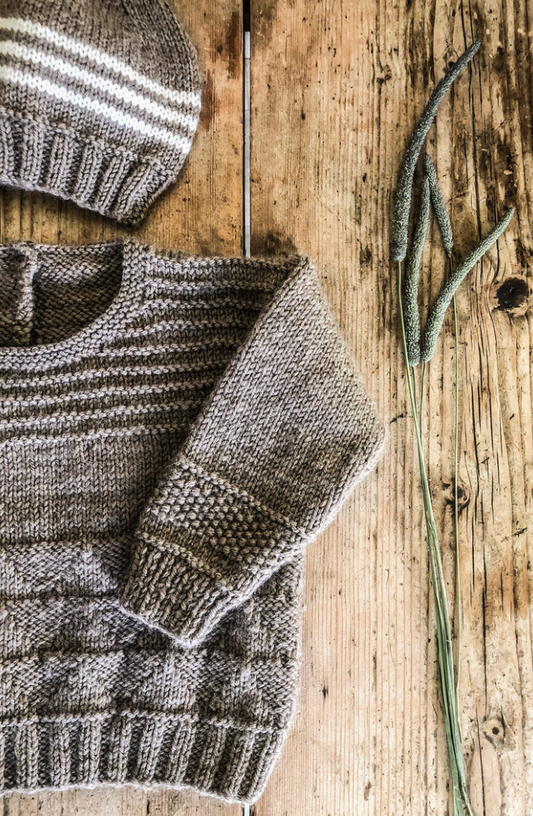 Kennedy Sweater and Hat Pattern - The Golden Apple NZ