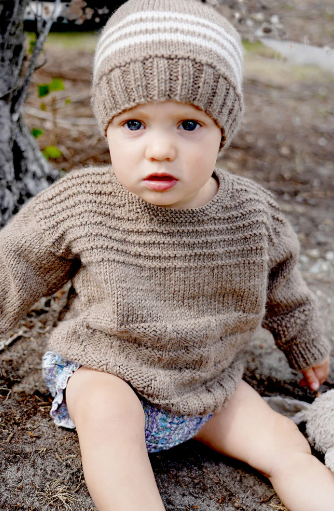 Kennedy Sweater and Hat Pattern - The Golden Apple NZ