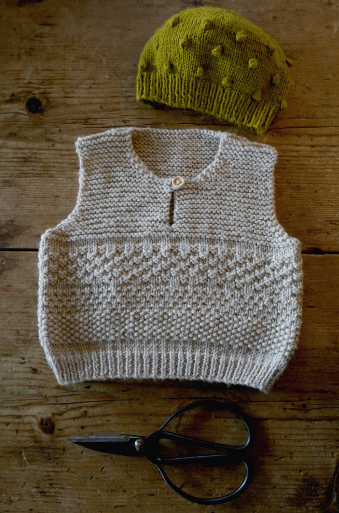 Harris Vest and Hat Pattern - The Golden Apple NZ